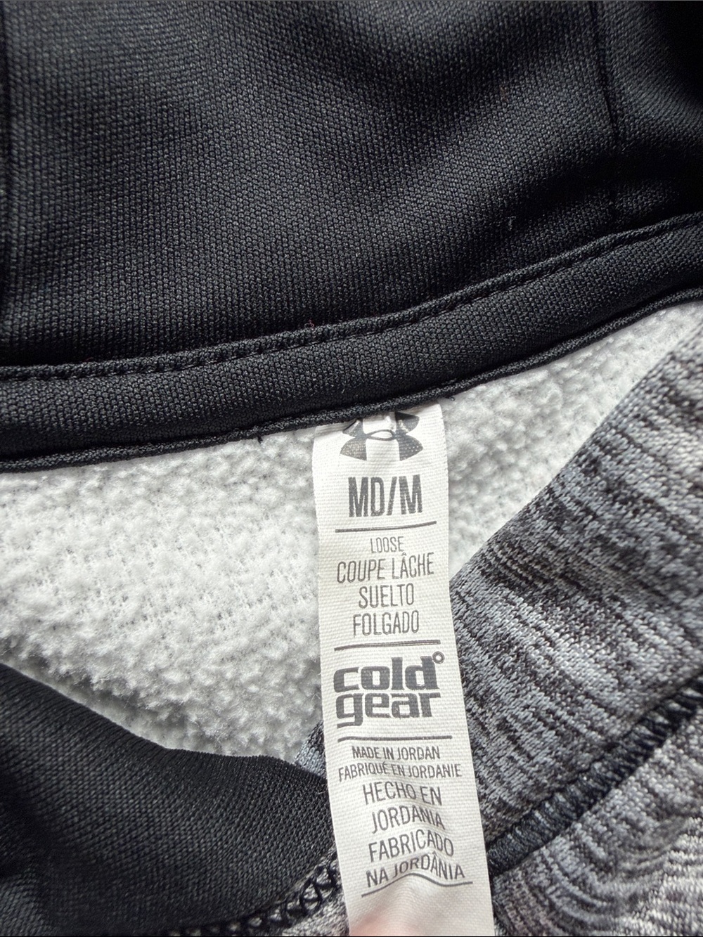 Under Armour Kids Black & Gray ColdGear Fleece Joggers